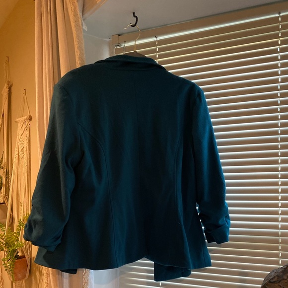 Teal Blazer. Size L. - Picture 3 of 6